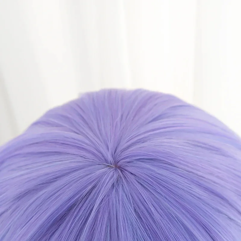 لعبة Rolecos LOL معركة الخفافيش Xayah شعر مستعار تأثيري 45 سنتيمتر اللون الأرجواني النساء Xayah الباروكات مقاومة للحرارة الشعر الاصطناعية