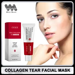 Collagen Face Mask Peel off Deep Cleansing Remove Dirt Reduce Fine Lines Oil-Control Moisturizing Facial Mask Brighten Skin Care