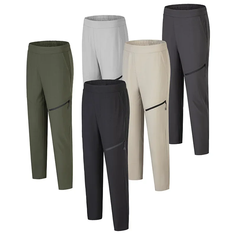 High Quality OUTDOOR Pants for Men's Summer Slim Casual New Loose High Elasticity Quick Drying Running Casual Sweatpants