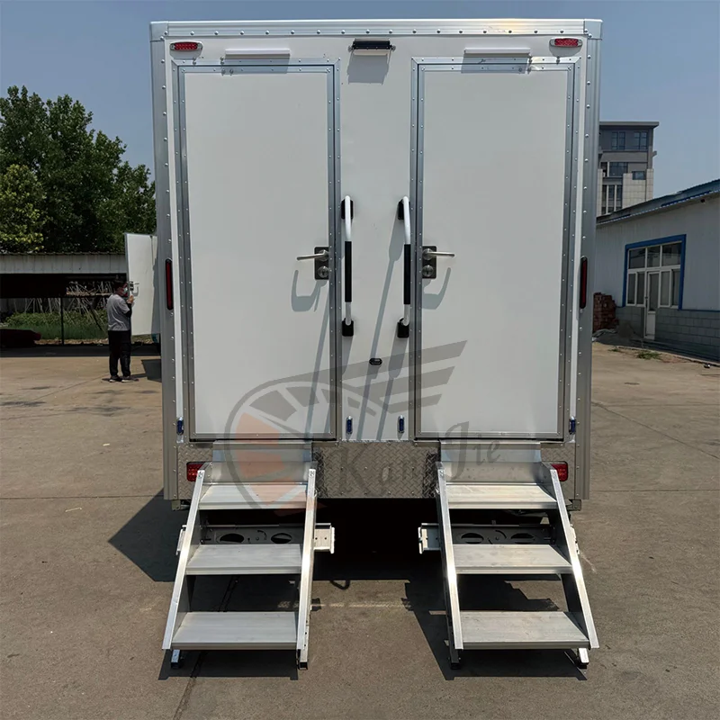 

Custom Outdoor Bathroom Toilet Trailer for Sale China's Restroom with Shower for Remote or Emergency Situations
