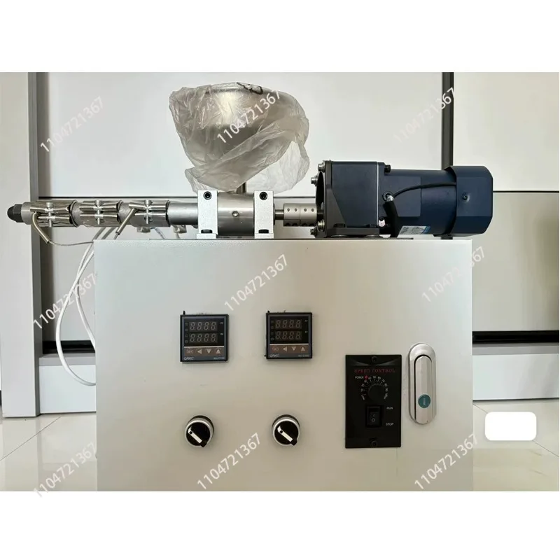 

Small Extruder Micro Plastic Extruder Rubber Powder 3D Printing Line Single Screw Extruder Desktop Type