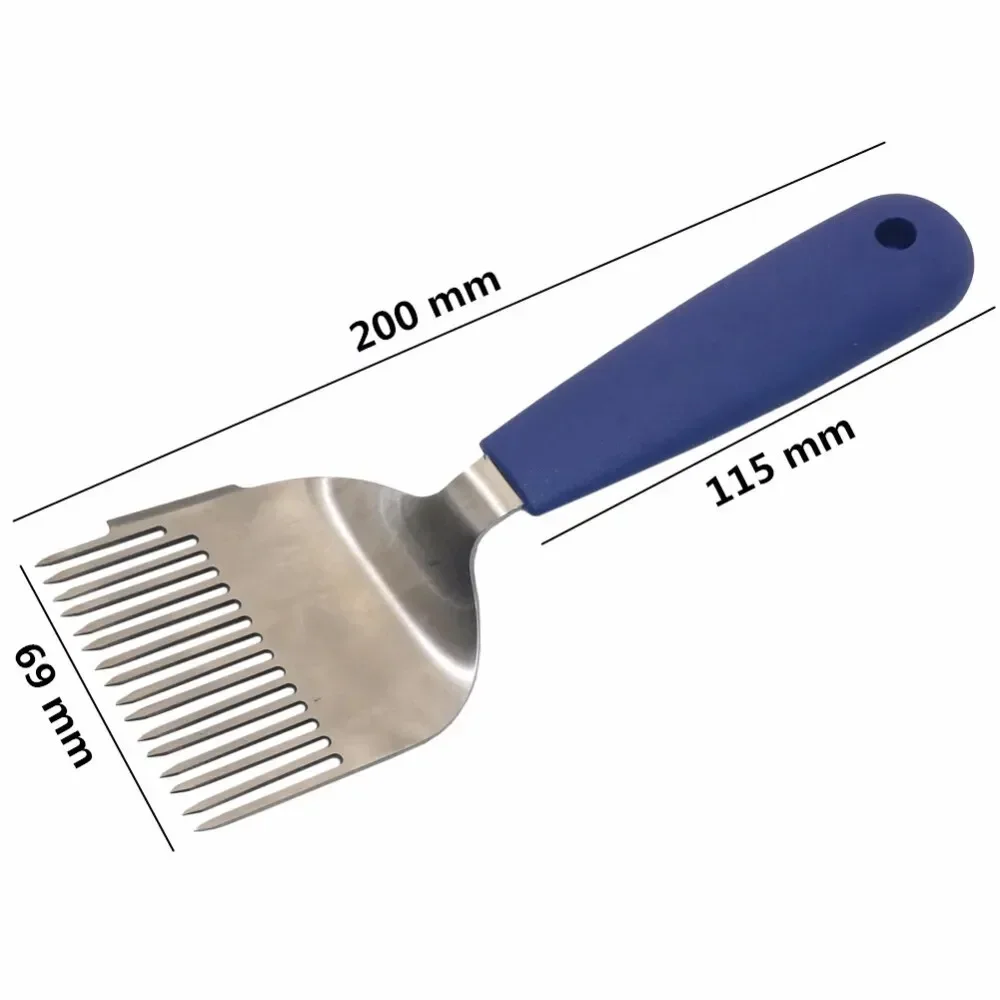 New Beekeeper Rubber handle Honey knife Straight Needles Uncapping Fork Bee Tool