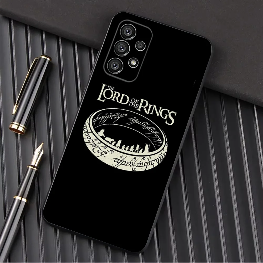 The L-Lord of the R-Rings Phone Case For Samsung Galaxy A13,A21s,A22,A31,A32,A52,A53,A71,A80,A91 Soft Black Shell