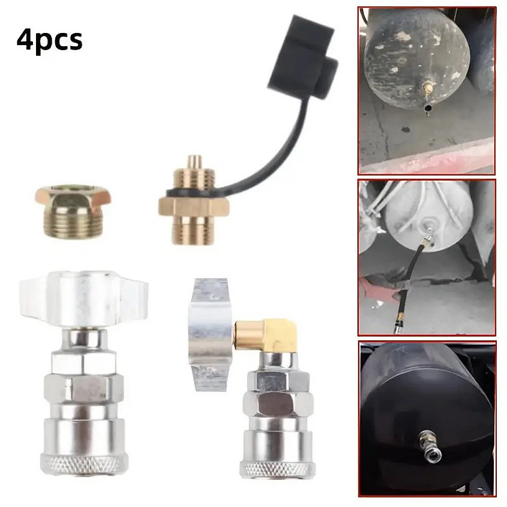 M22 To M16 Take Air Valve Universal Metal Of Truck 2pc Air Tank For Air Intake Joint High Quality Car Accessories Tools