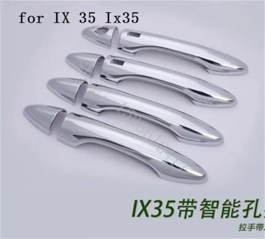 

8Pcs/Set ABS Chrome Door Handle Cover Trim Sticker for Hyundai IX 35 Ix35 2010 20112012 2013 2014 2015 2016 2017 Car styling