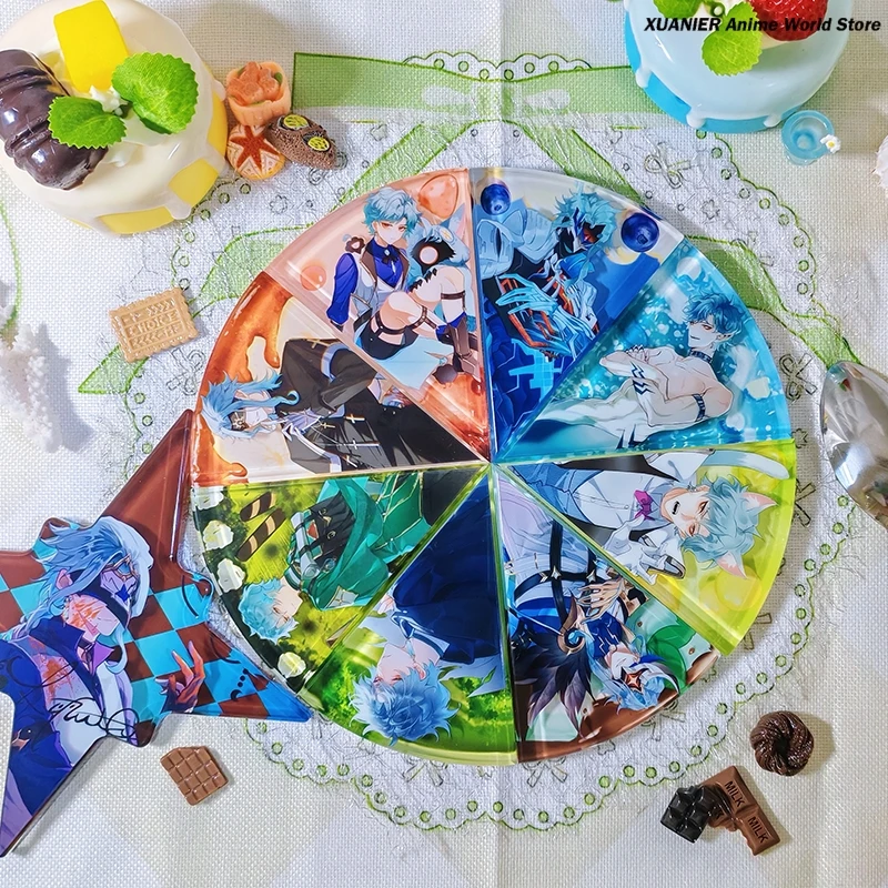 The Doctor Anime Genshin Impact Il Dottore Theme Acrylic Cake Ornament Cosplay …