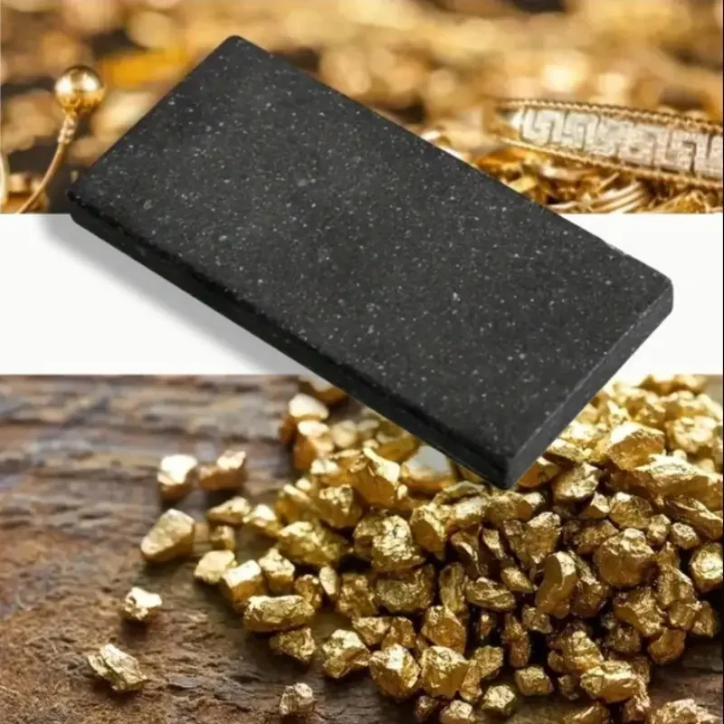 Gold Testing Stone Portable Gold Detecting Tool Jewelry Inspection Assay Stone Authenticity Checker Gold Detector Supplies