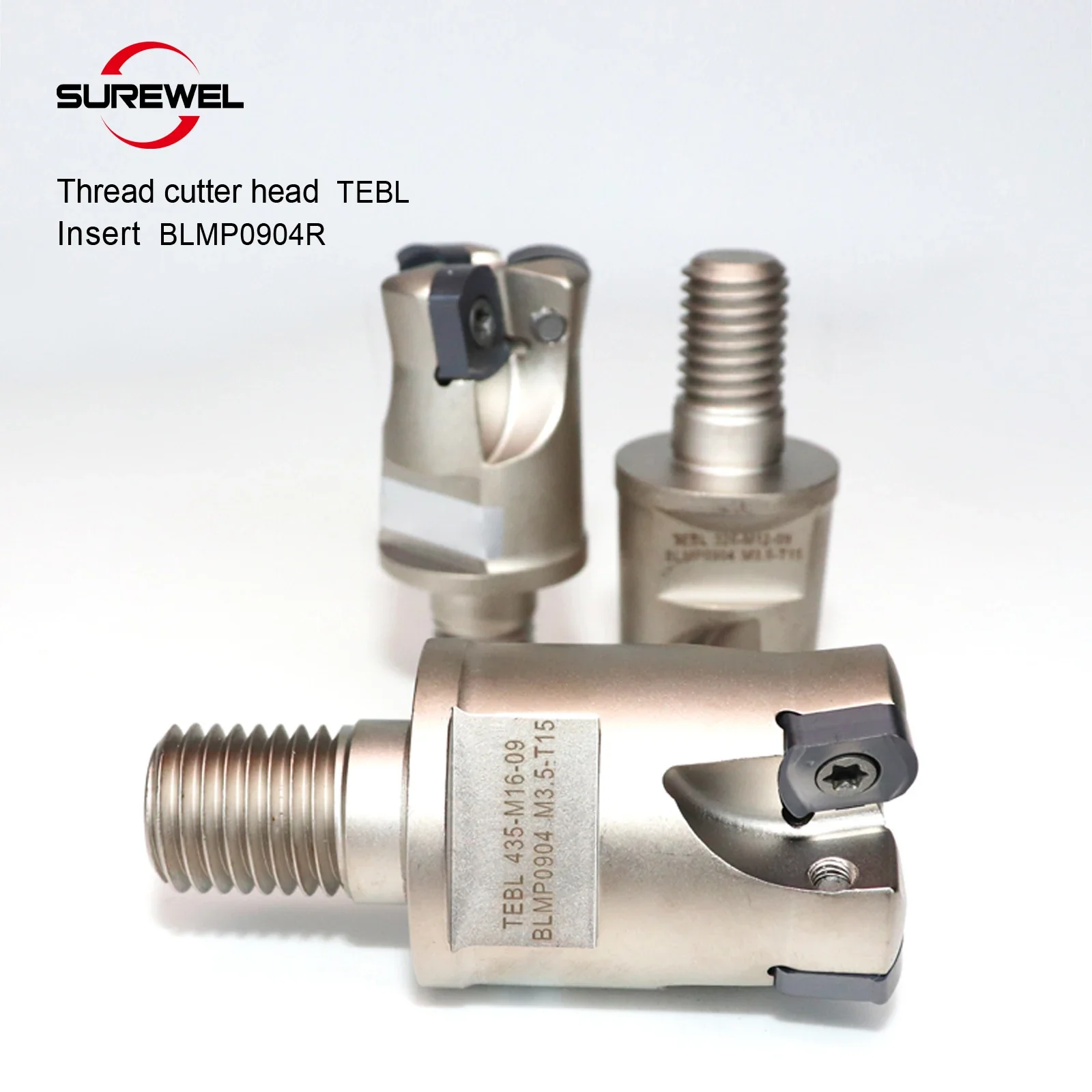 TEBL09 CNC Ferramentas Modular Tipo Fresadora oi-alimentação fresagem TEBL09 Rosca Bloqueio Dentes Tipo Cortador Cabeça Fit Inserir BLMP0904R