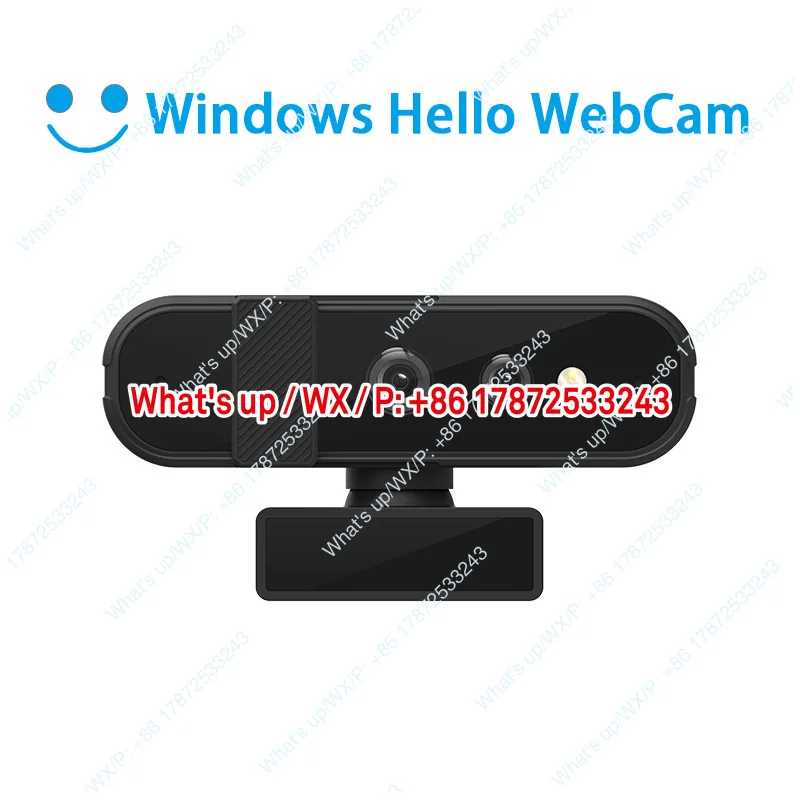 Веб-камера для Windows Hello: вход по распознаванию лиц, разблокировка Windows 10/11, видеозвонки, оптическая стабилизация изображения