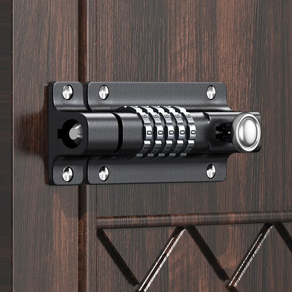 Deadbolt Lock Metal Doors Combination Key Outdoor Gate Portable Locks Household Wardrobe