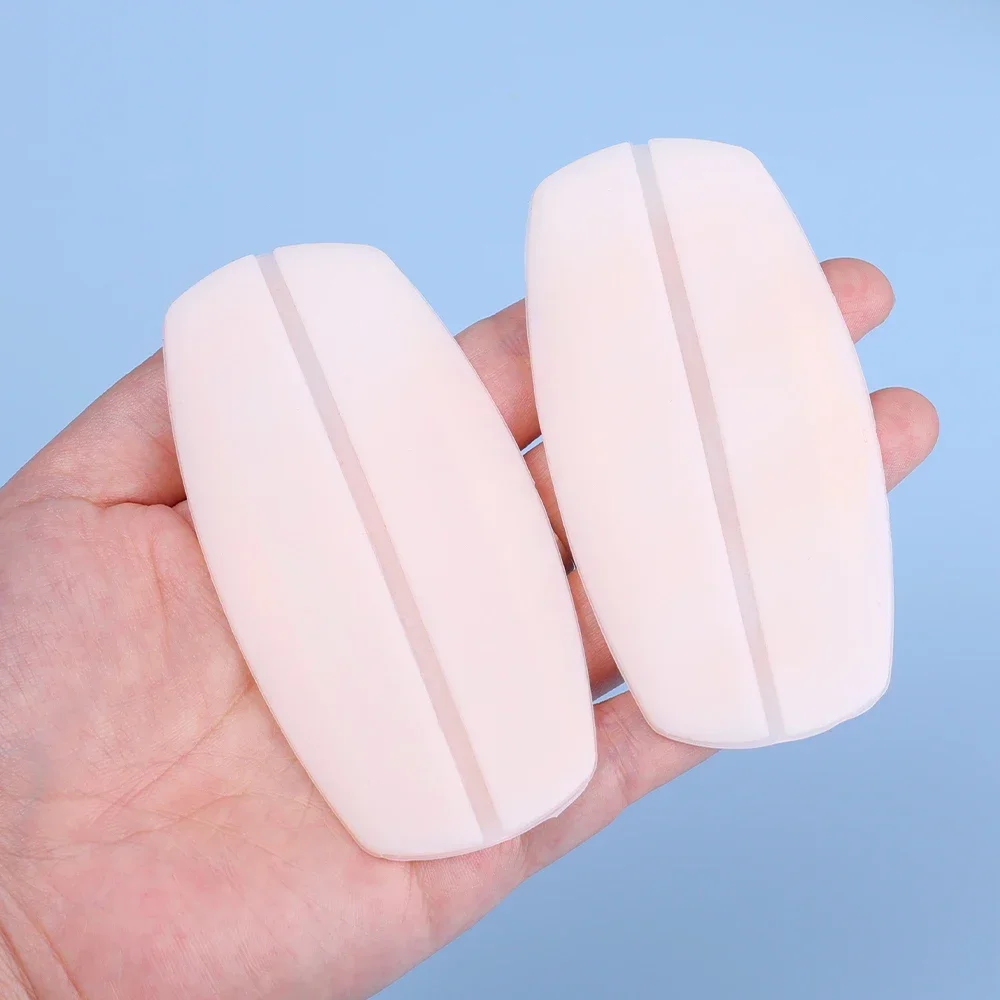 Silicone Anti-Slip Shoulder Pads para Underwear, Descompressão Pad, Bra Strap, DIY Vestuário Acessórios, 2pcs