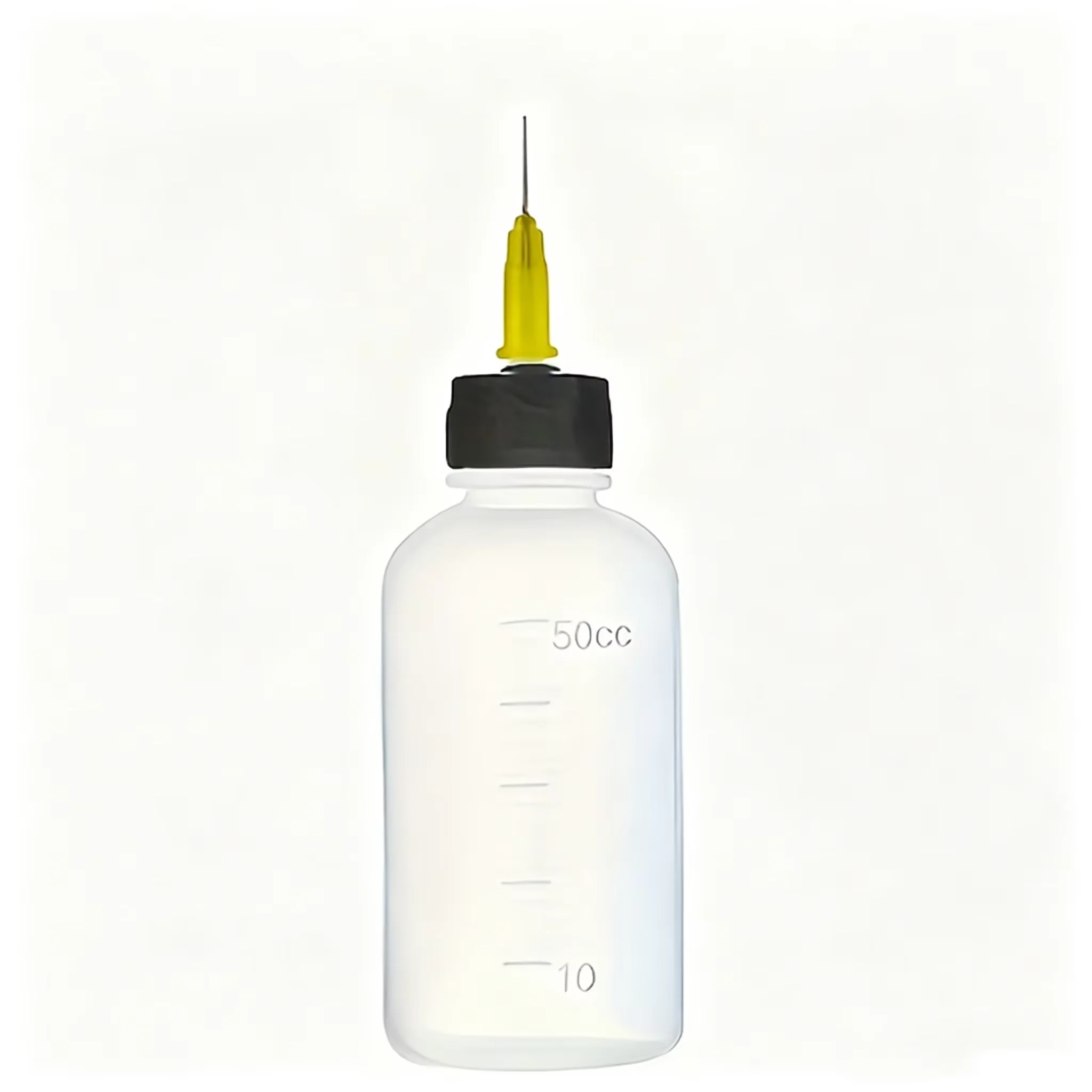 50ml Needle Tip Squeeze Bottle Set,Translucent Plastic Dispensing Bottles with Multiple Tips Funnel for Ink Glue Oil Alcohol DIY