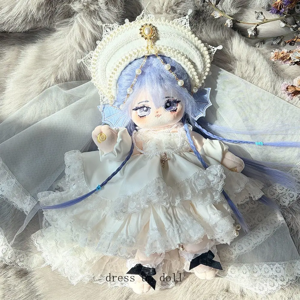 

No Attribute Conch Princess Girl Plush Cotton Doll 30CM High-Temperature Silk Wig Long Leg Body Cosplay Dress Up Toy Dolls Gift