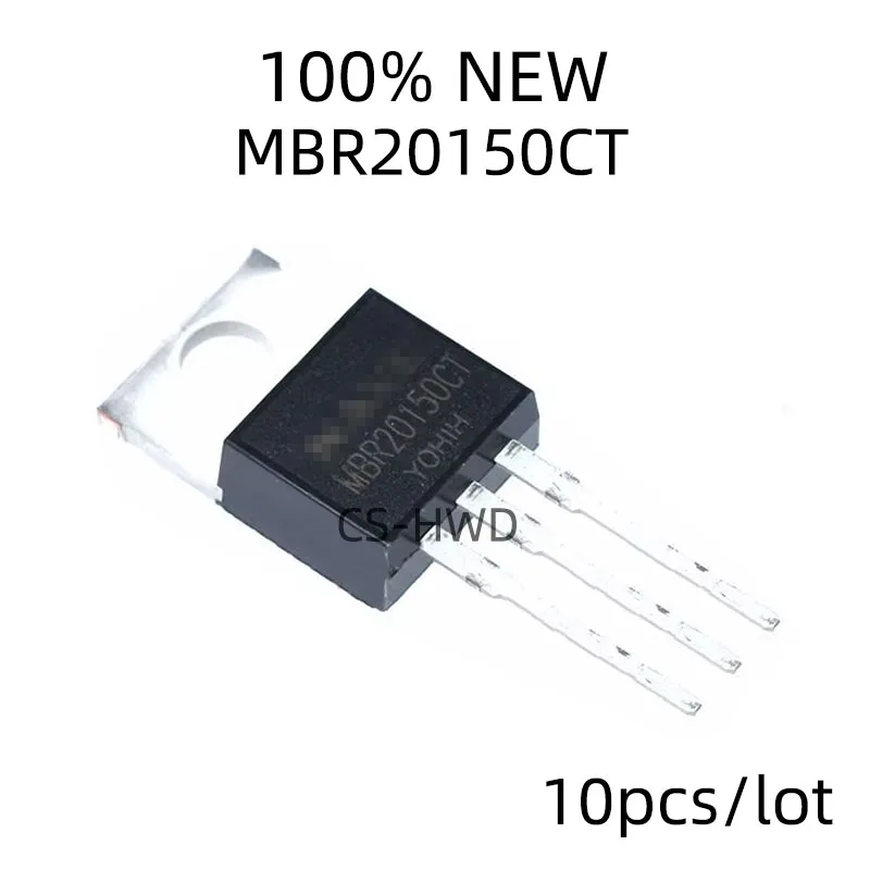 10pcs MBR20150CT TO-220 MBR20150 TO220 MBR20150C Schottky Rectifiers 20 Amp 150 Volt Dual new original