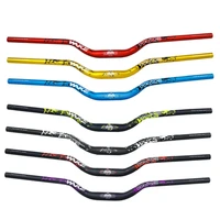 Manillar de bicicleta de montaña Wake de 31,8 MM, manillar elevador de bicicleta de aleación de aluminio, barra de bicicleta de 55MM de altura y 780MM de longitud con superficie mate