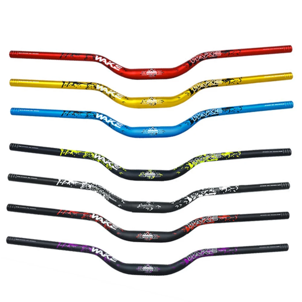 Wake 31.8MM kierownica do roweru górskiego kierownica rowerowa ze stopu aluminium 55MM wzrost 780MM długość kierownica rowerowa z matową powierzchnią
