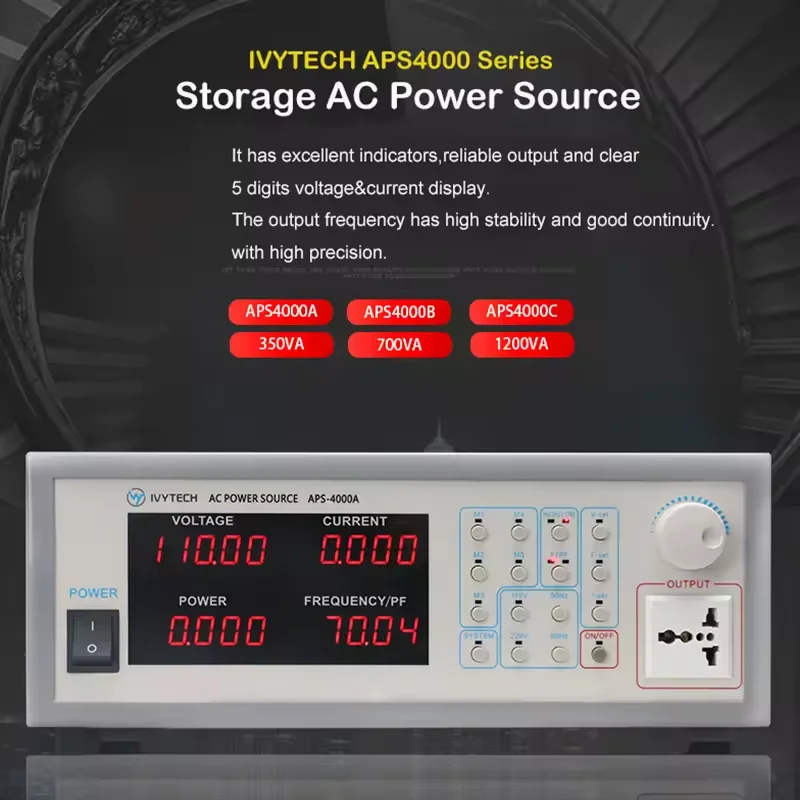 APS-4000A 350VA AC Power Souce Five Digital High Precision Power Supply 150V AC