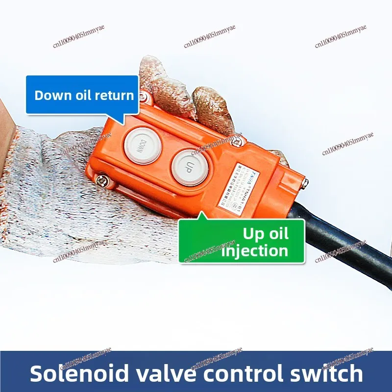 Hydraulic electric pump single circuit solenoid valve ultra high pressure oil pump