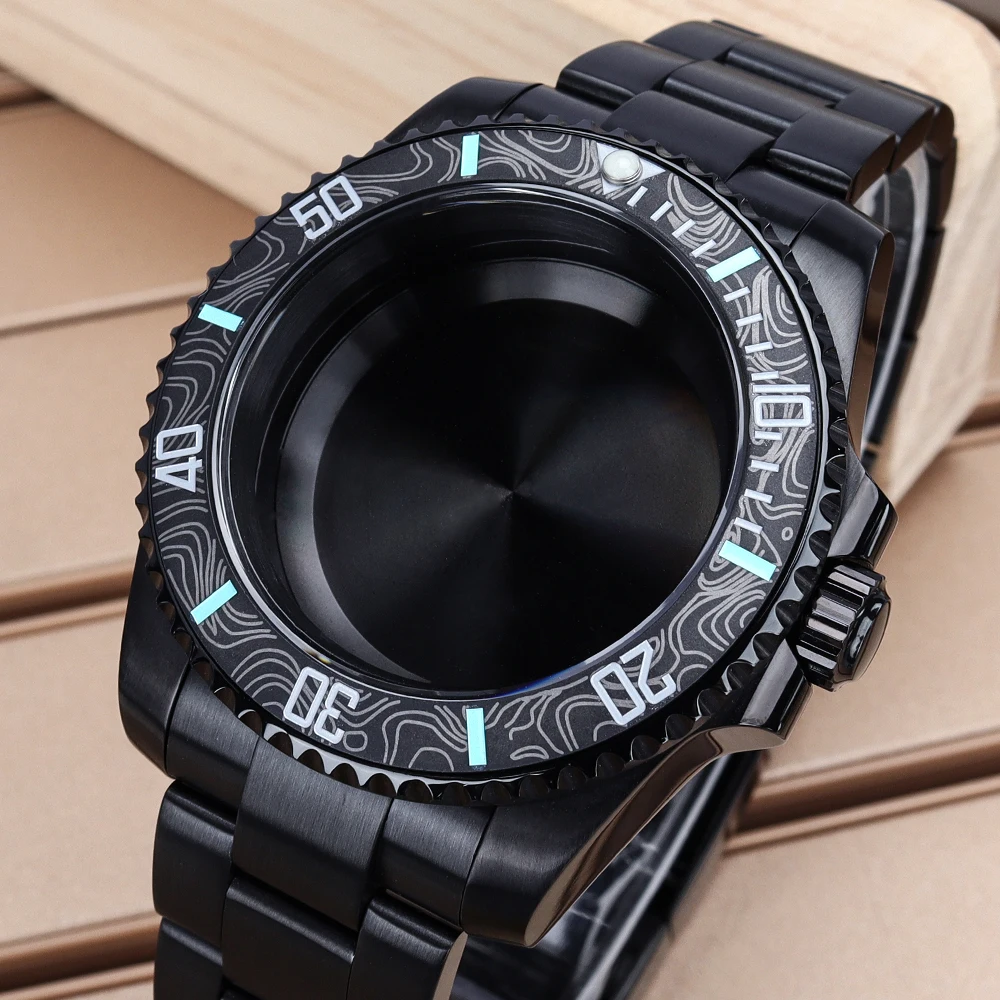 Reel Case - 40mm Watch Case Black for Sapphire