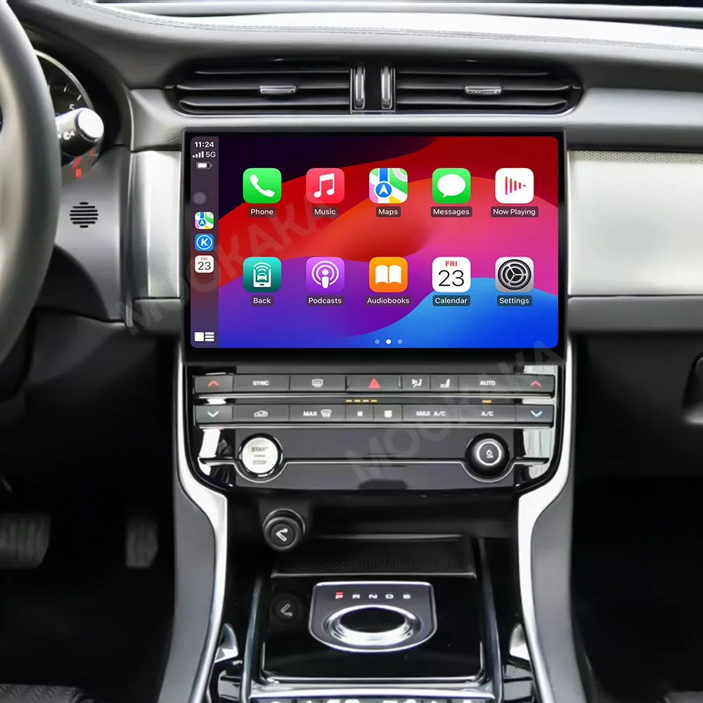 Car Accessories Radio For Jaguar XF 2016-2018 Android Auto GPS Navigation Multimedia Stereo Receiver Head Unit Offline Maps