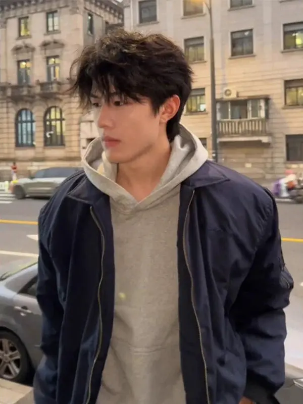 

Мужское ор-пальто Cleanfit American Sle Pilot Jaet, весенне-осеннее свободное пальто из полиэфирного волокна, длинный свек с отложным воротником