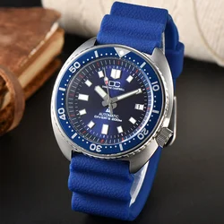 Blue NH35 movement 42mm luminous Men's Automatic Mechanical Watches Sapphire Watches Brands rubber strap