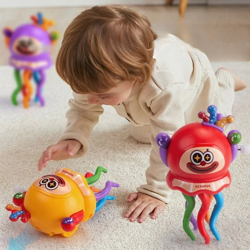 Nuevo y Popular Juguete de Tiktok, Pulpo Bailarín de Cuerda, Juguete Creativo y Divertido para Aliviar el Estrés, Regalo