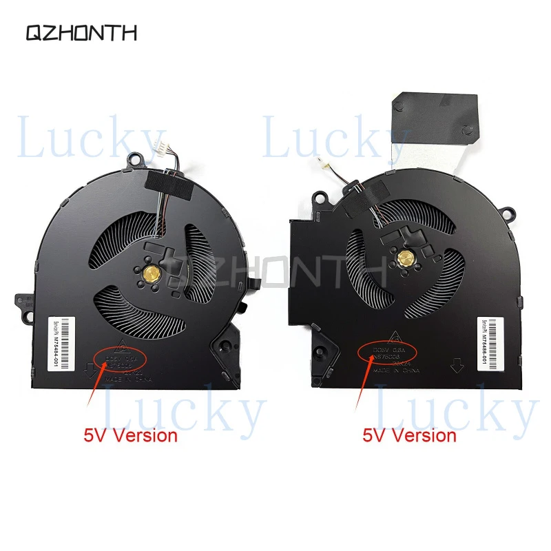 

f New CPU+GPU Cooling Fan For HP OMEN 16-B 16-C M75485-001 M75486-001 (5V version)