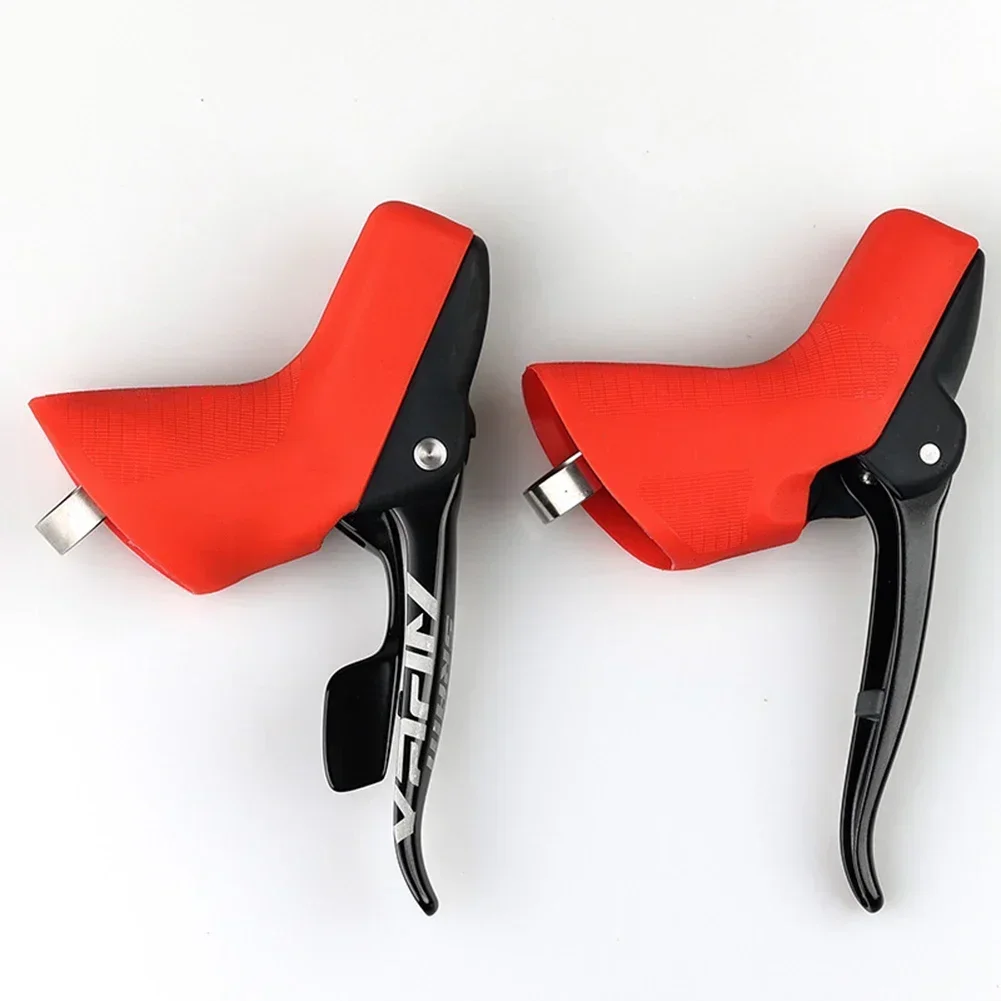 Bicycle Road Bike Brake Levers Hoods Cover Rubber Brake Lever Protector Covers For-SRAM Apex/Rival/Force/RED              / /  /