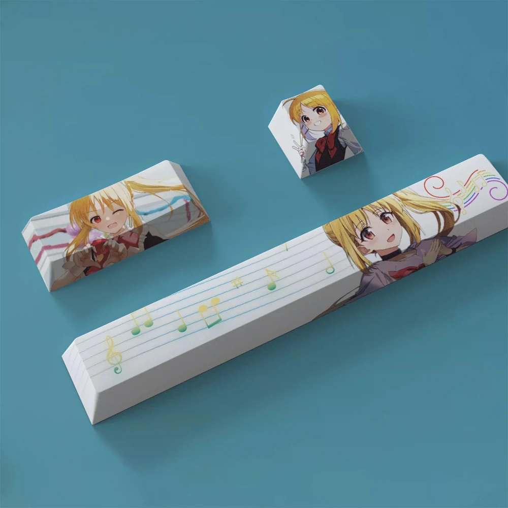 Blue Archive Kisaki Shirasu Azusa Anime Theme Keycaps 3Keys Mechanical Keyboard Cherry Game Cute Festival Gift Peripheral Keycap