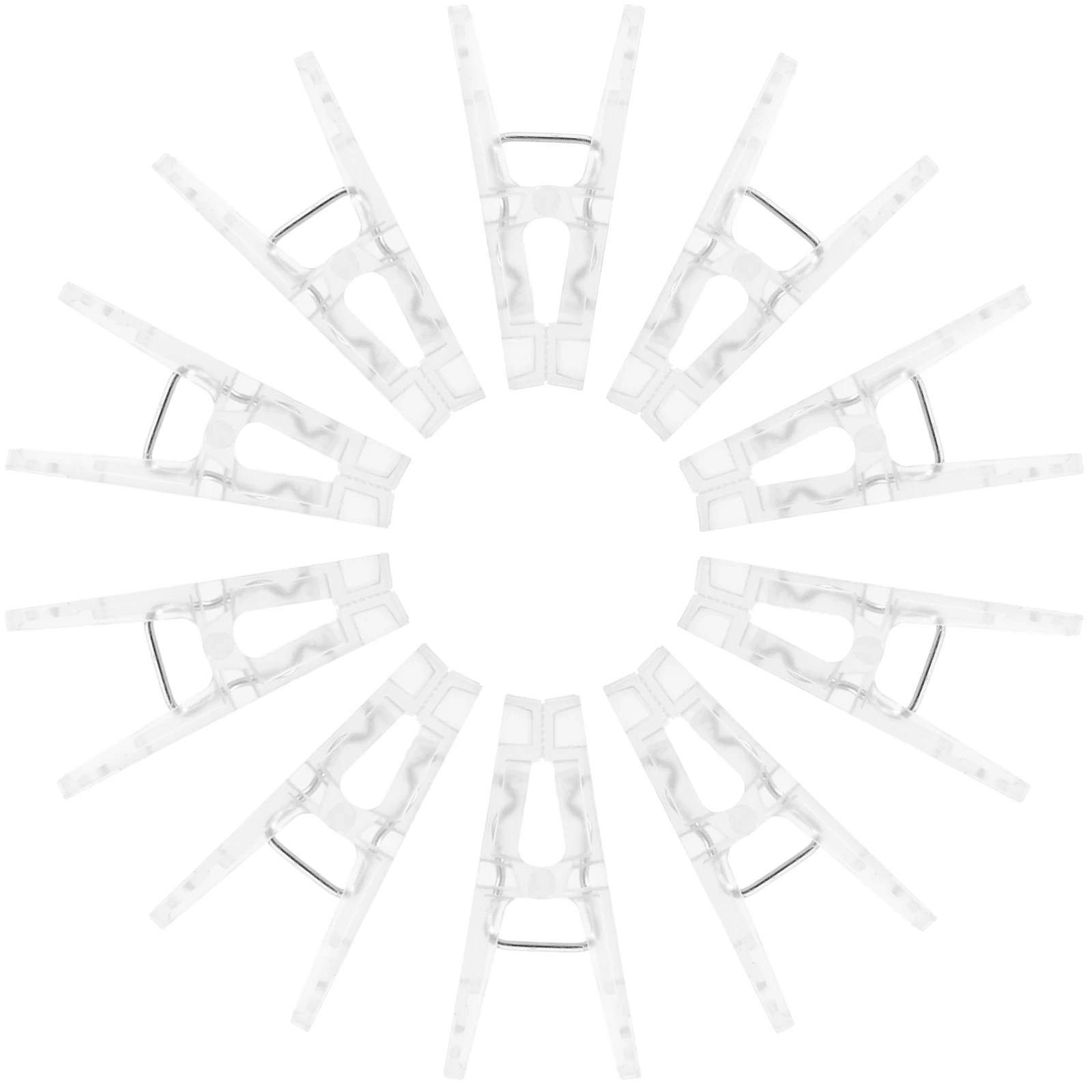 

10pcs Windproof Strong Anti-Slip Laundry Clips For Socks Towels Windproof Quilt Clamps Blankets Drying Balcony Yard Use