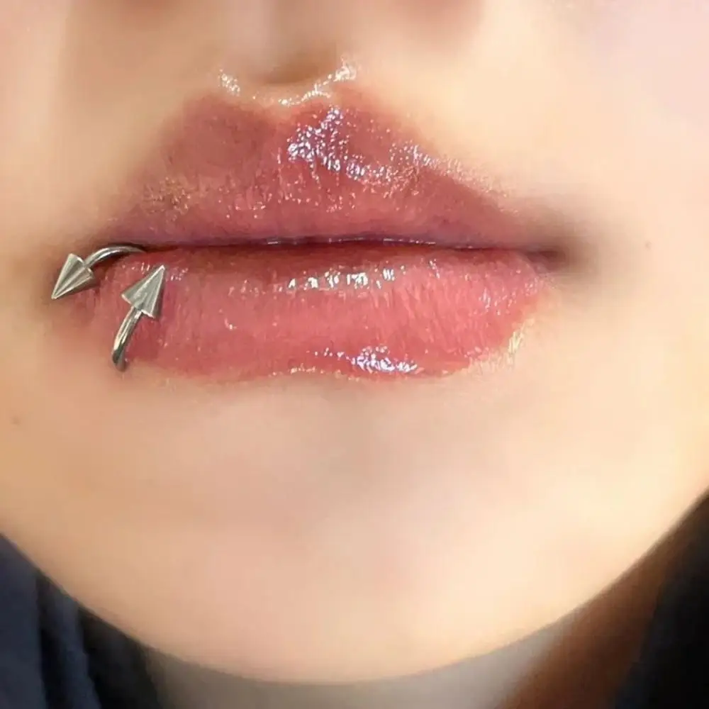 Stainless Steel Nose Ring Piercing Horseshoe Spike Septum Piercing Lip Tragus Helix Piercing Body Piercing Ring Hip Hop S-shape