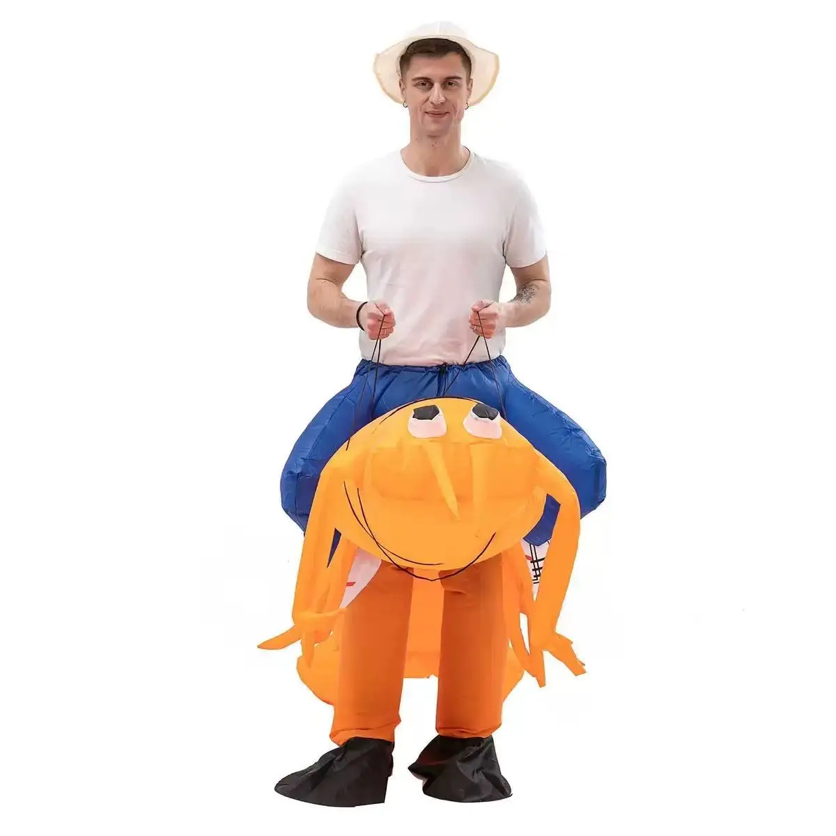 

Halloween Inflatable Crab Costume Fun Animal COS Suitable for Halloween Role-playing Party Props