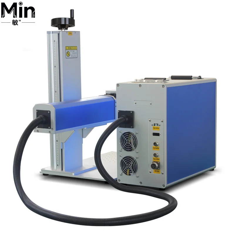 20W 30W 50W 60W 100W Mini Portable Handheld Fiber  Engraver Marking Machine for Metal Plastic Marking