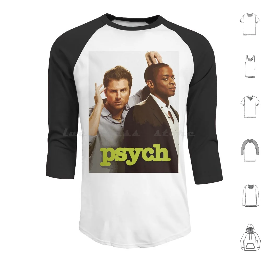 Psych Hoodies Long Sleeve Psych Tv Show Shawn Gus