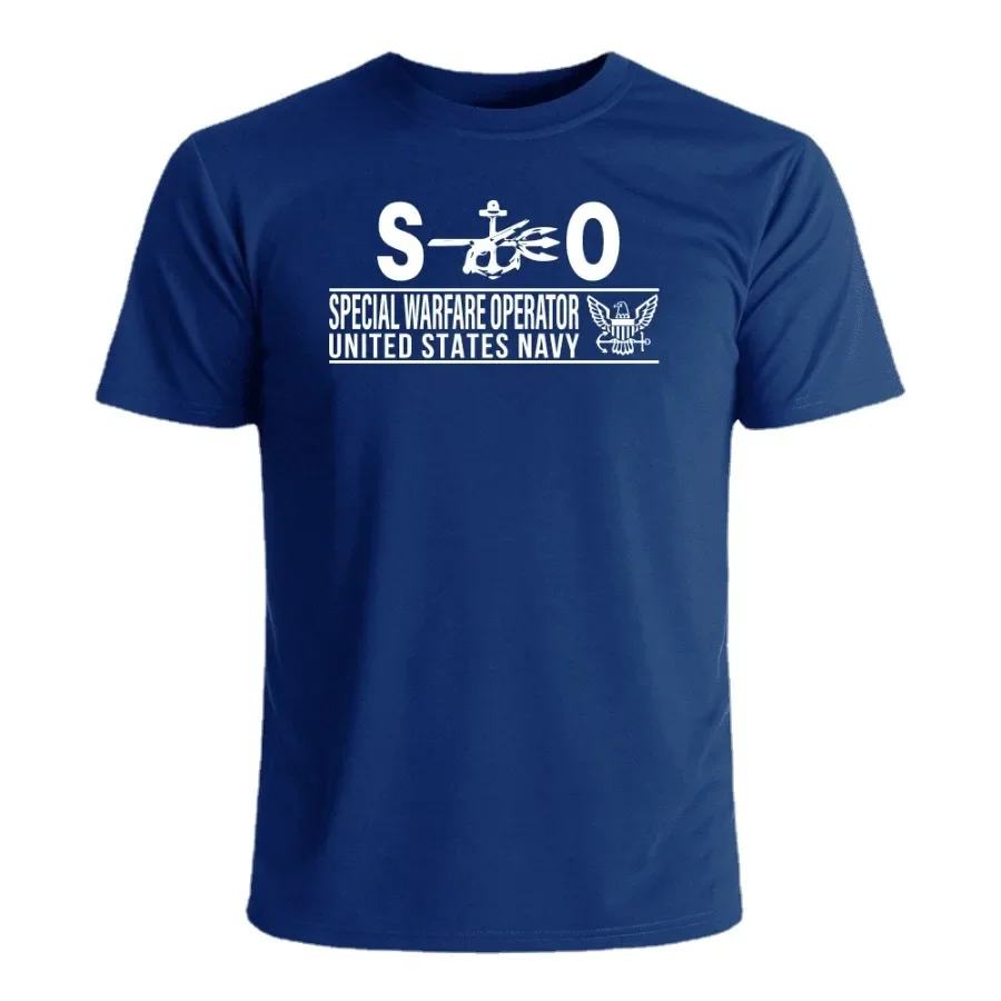 Naval Special Warfare Operator Men T-Shirt Short Casual 100% Cotton Shirts Size S-3XL
