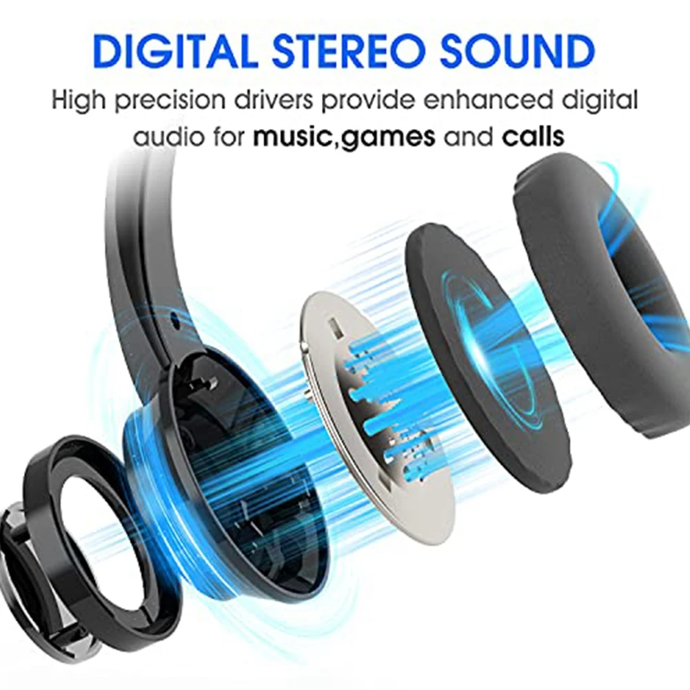 Beliebte USB-Headsets mit Mikrofon, Stereo-Headsets mit Geräuschunterdrückung für Call-Center-Büro, Konferenzruf, Skype-Chat