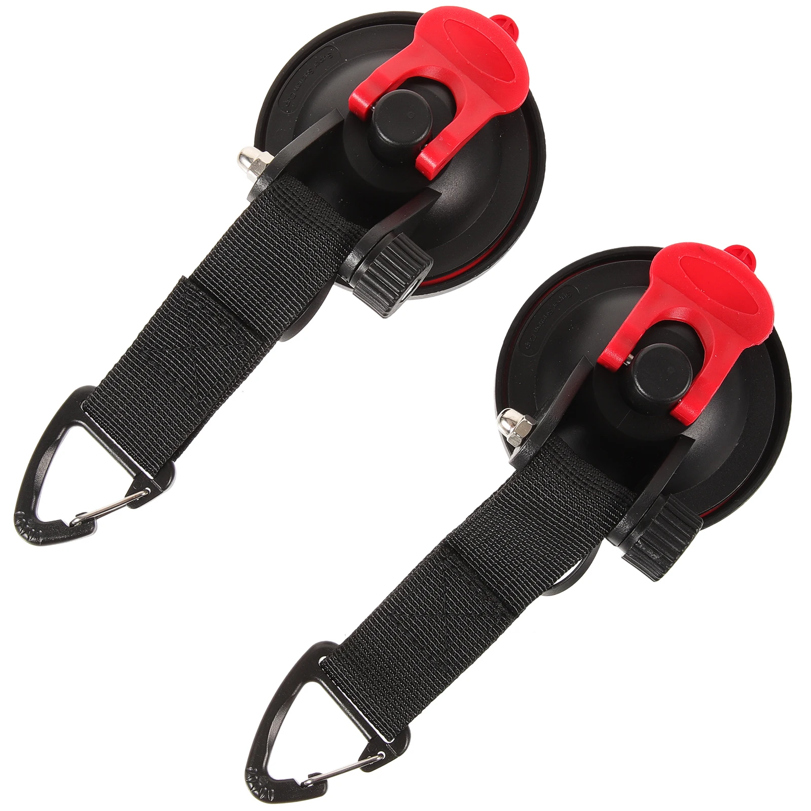 

2 Pcs Car Tent Hook Heavy Duty Hooks Suction Cup Tarpaulin Gel Travel