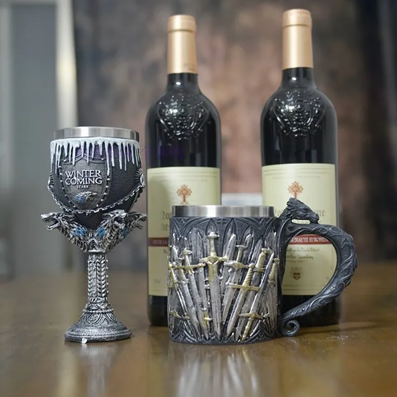 Originality Game Of Rights Whisky Wine Glass The Song Of Ice And Fire Glass Personality Wine Cup Wine Commemorative Edition Gift