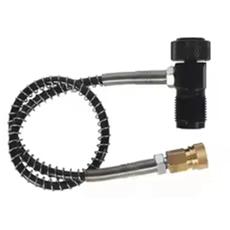 

BAAG-Inflatable Air Tank Filling Adapter G5/8 Threaded Fast Inflation 6.8L Diving Gas Respirator Bottle Large To Small Valve