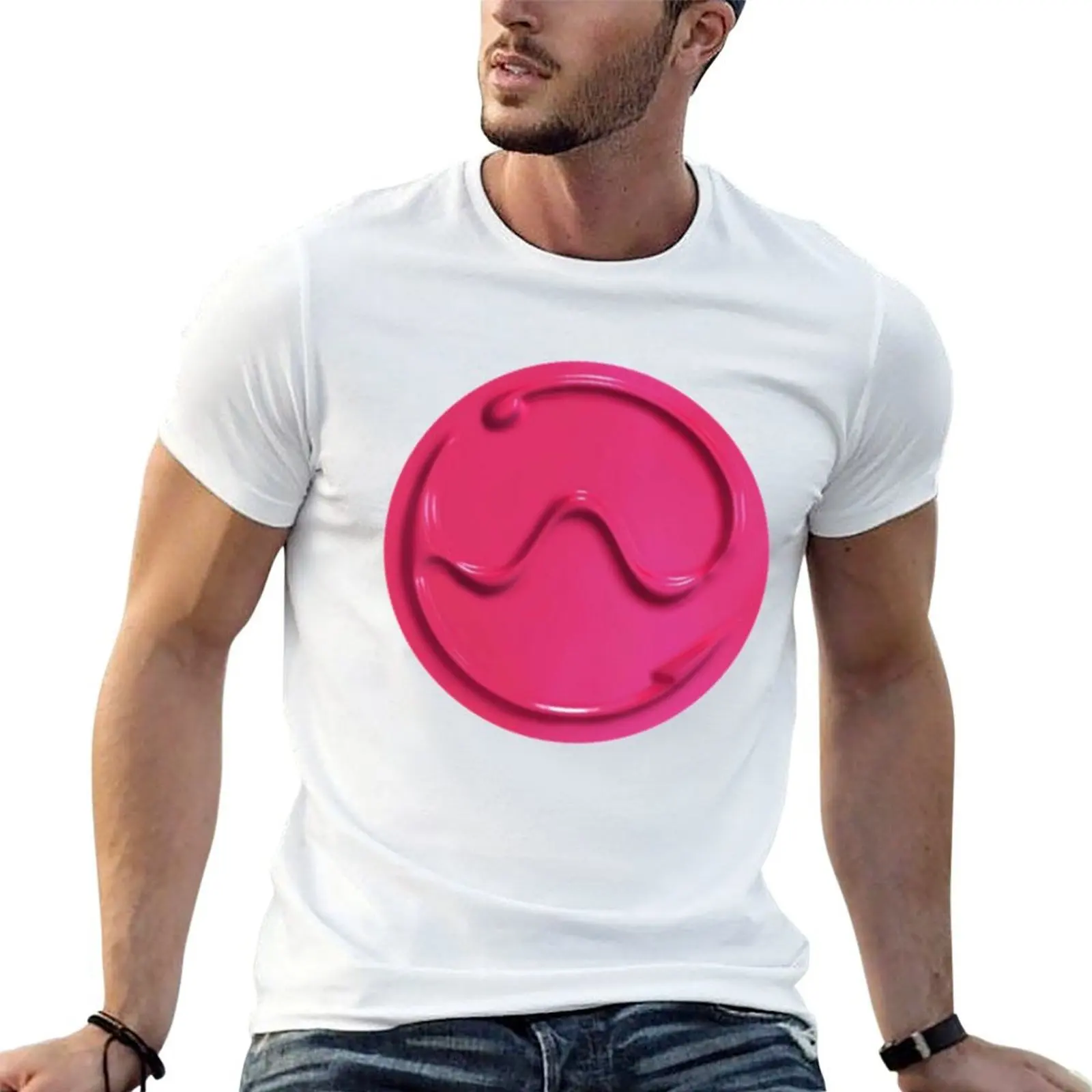 Chromatica Pink Sine Wave T-Shirt funny t shirts dark humor man t shirt designer cotton tshirt 100% T-shirt