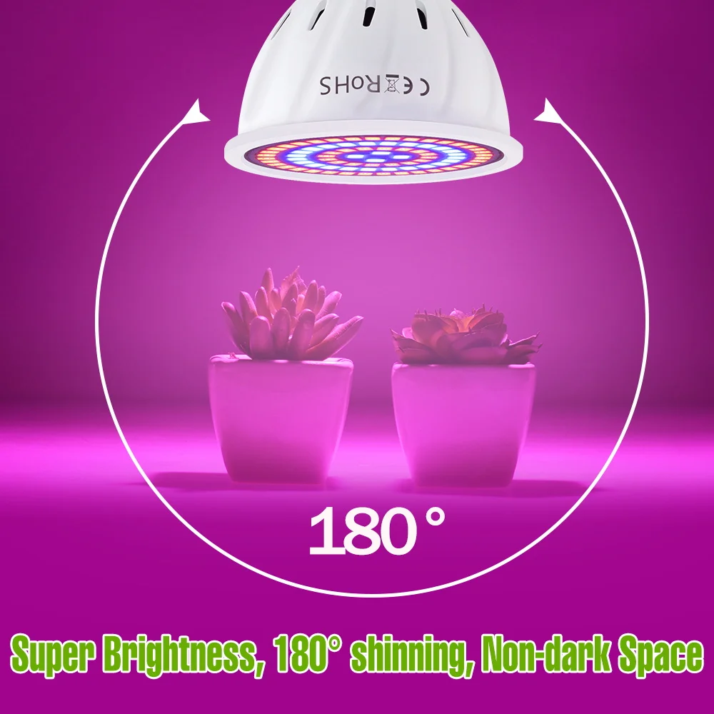 9 واط LED النبات ملء LED الطيف الكامل E27/E26 داخلي بوعاء تنمو ضوء الدفيئة خيمة المائية البذر زراعة الإضاءة