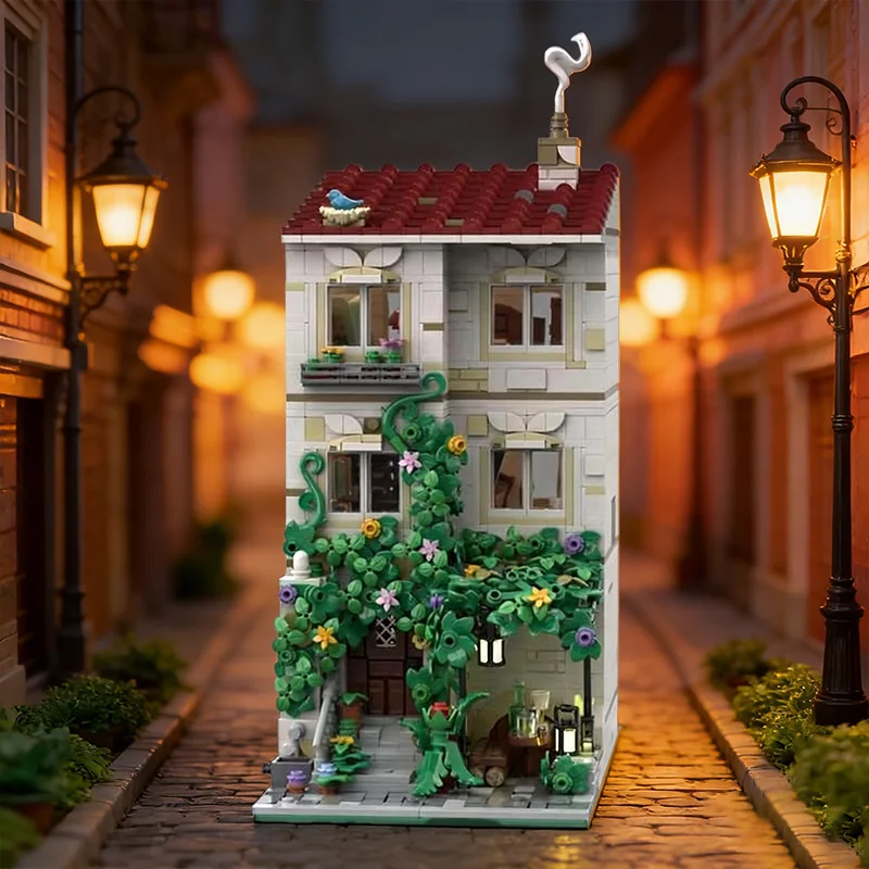 2081 PCS City Engineering House MOC Customize Modular Building Block Popular Kids Design Creative Design DIY Assembly Toy Gift