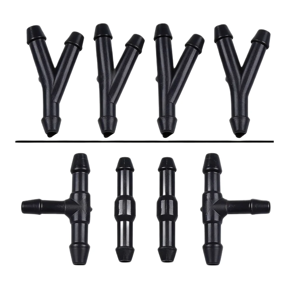 18pcs Windshield Washer Hose Connectors TYI Type Splitter Fittings for Secure and Leak Car Washer Hose Connections