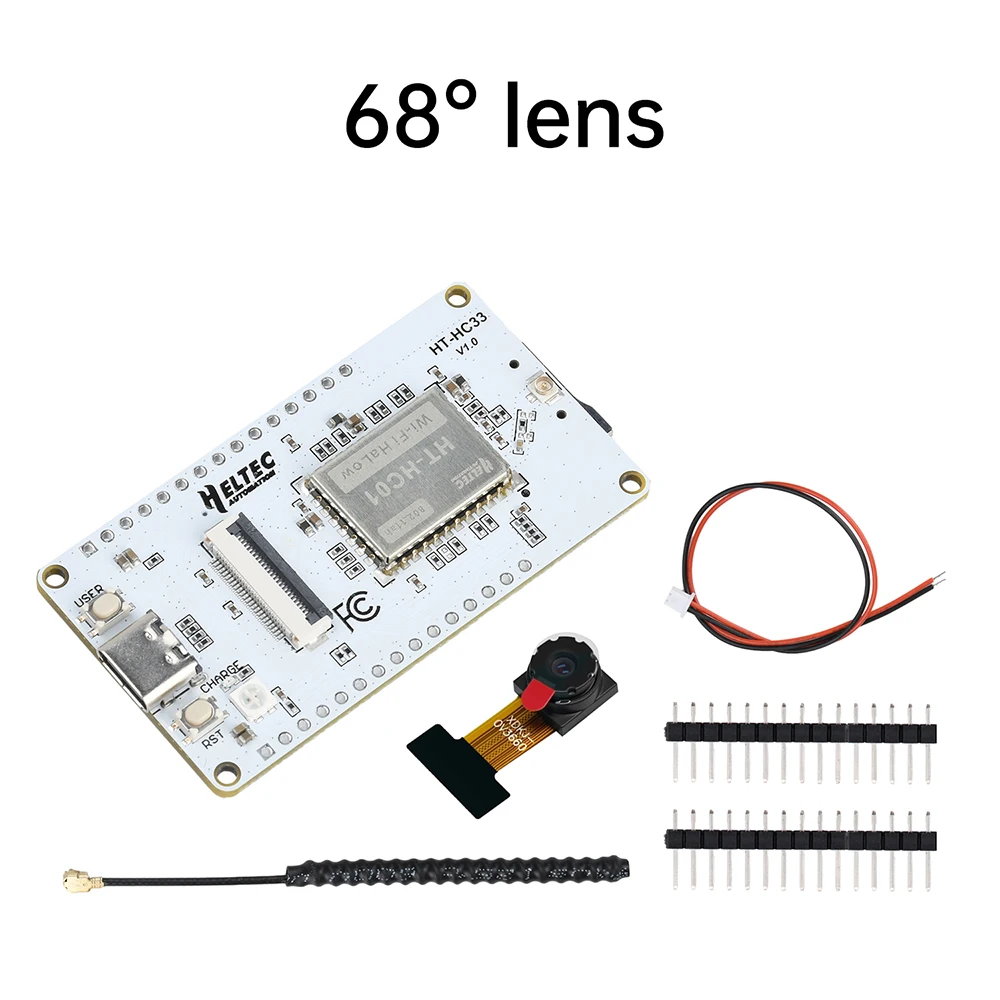 ESP32-S3 واي فاي بلوتوث لوحة تطوير إنترنت الأشياء على متن OV3660 وحدة الكاميرا واي فاي HaLow HC33 لوحة تجريبية