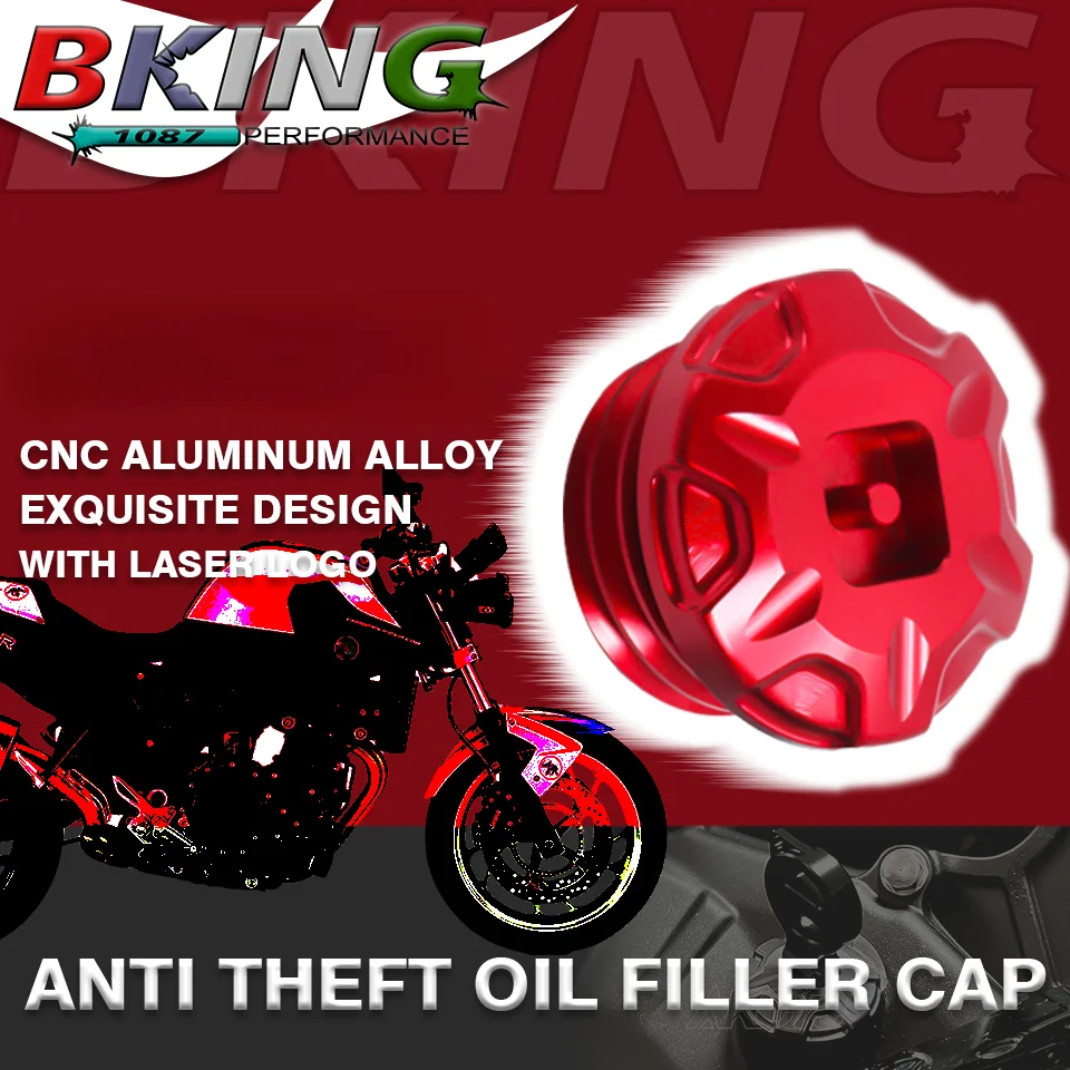 

Newest Tamper Resistant Motorcycles Anti theft Engine Oil Filler Cap Plug Cover or BMW F800 R F800R F 800 R 800R GS ADV ST