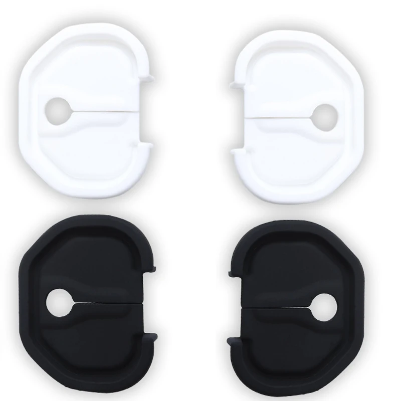 For Fiat 500 500X 500C Abarth 595 124 Spider Fullback Fiorino Punto Panda Doblo Qubo Car Door Silicone Lock Protective Cover
