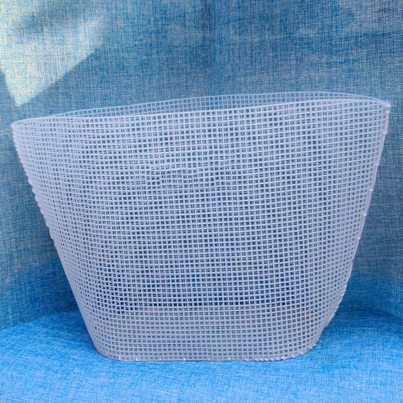 Embroidery Bucket Bag Auxiliary Knitting Sewing Weaving Plastic Mesh Sheet for DIY Accessories Handmade Easy Knit Helper