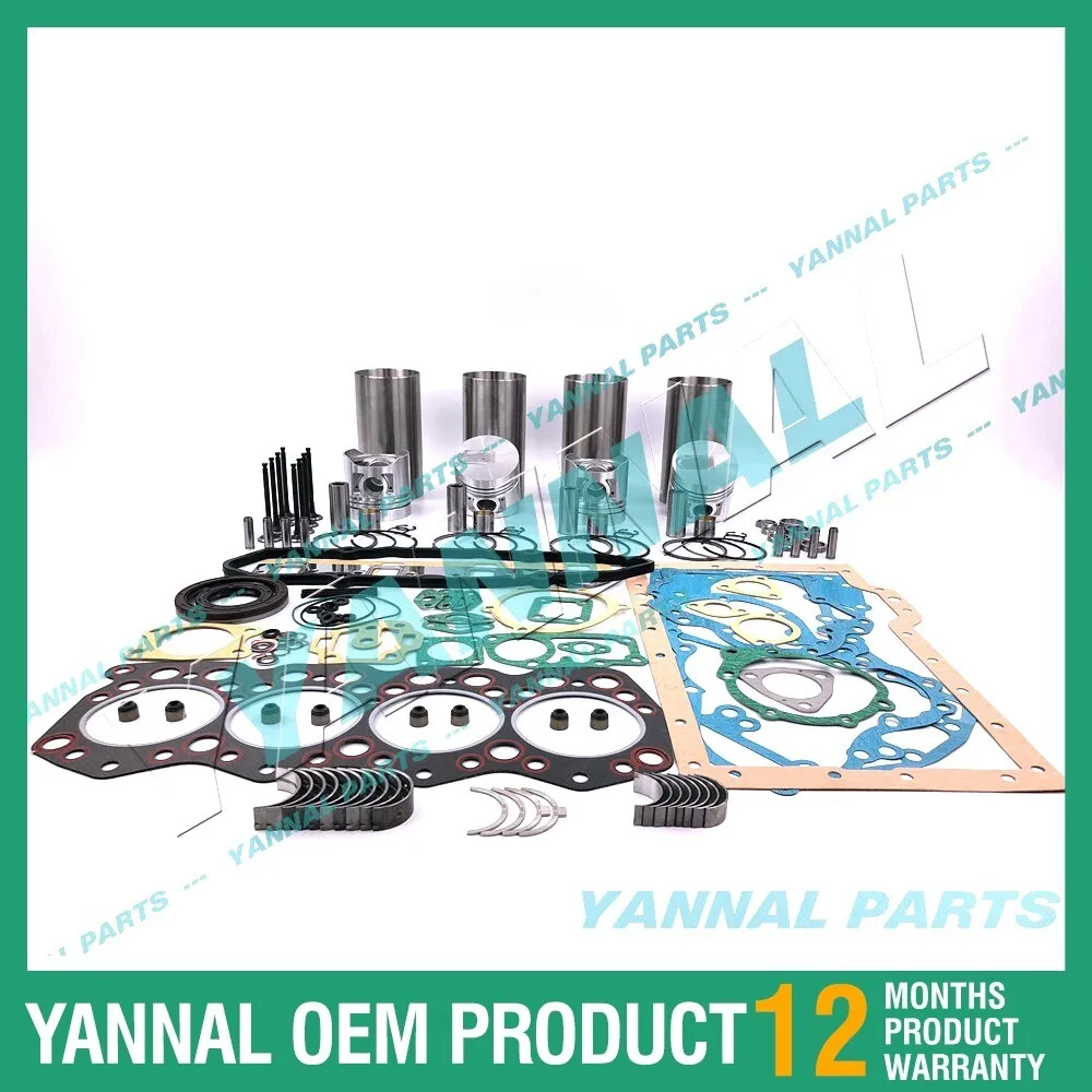 

Overhaul Rebuild Kit Full Head Gasket Set Bearing For Mitsubishi S4E