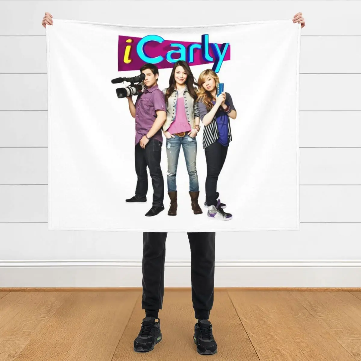 

iCarly Throw Blanket manga Winter beds Blankets For Bed Blankets For Baby Blankets
